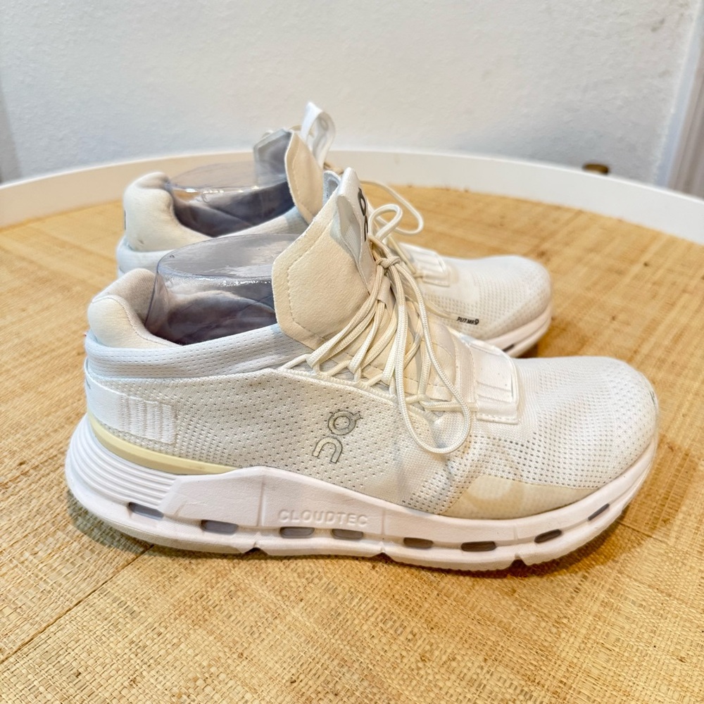 On Cloud Nova 2 White Women’s Running Shoes Size 8 - Picture 3 of 9